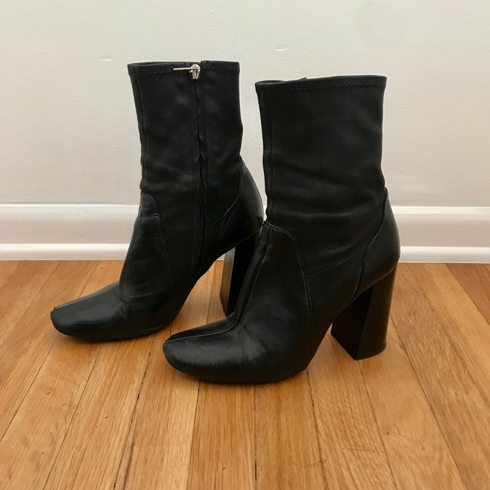 Zara black ankle boots